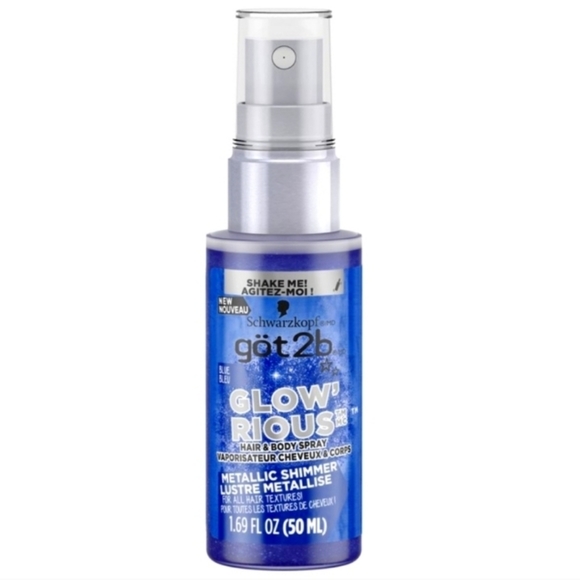 Schwarzkopf Hair Got2be Glowrious Hair Body Spray Metallic Shimmer